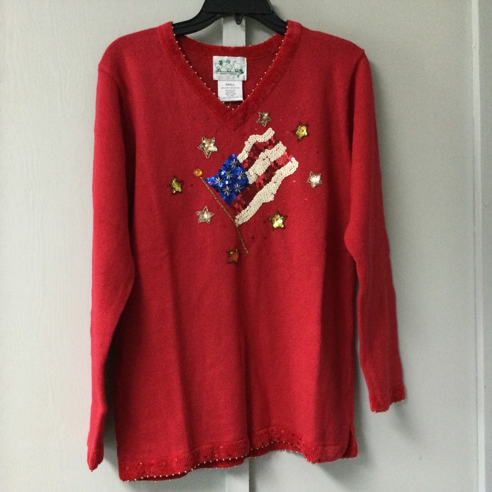 The Quacker Factory Size Small Patriotic Red Whit… - image 6